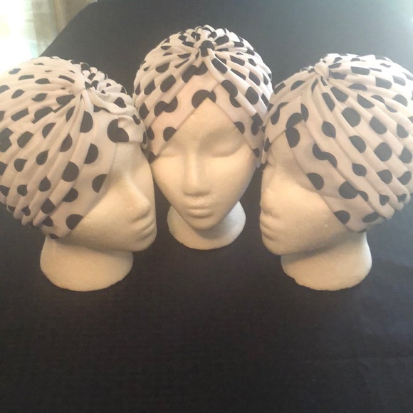 URBAN TURBANS Accessories - POLKA DOT TURBAN